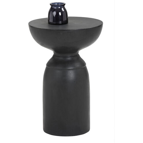 Goya 20 X 13.5 inch Black Outdoor End Table